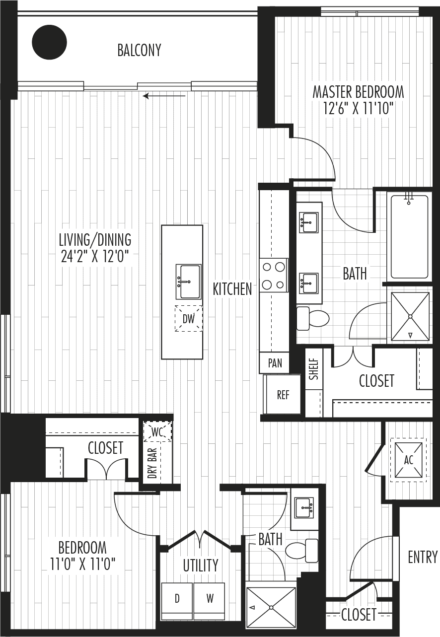 The Residences - Plan B1